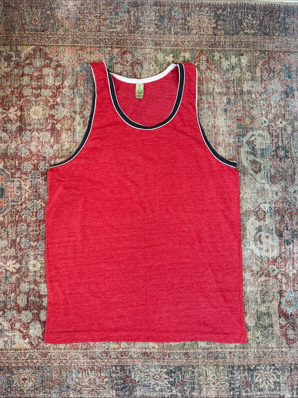 Alternative Earth Red Men's L Tank Top